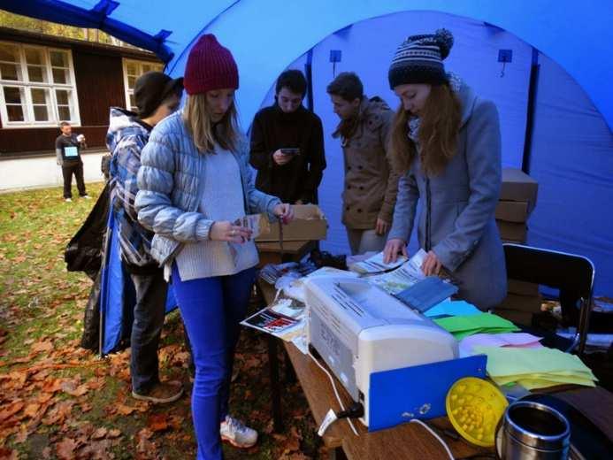 Projekt EH- REK włączył się w przygotowanie marszu poprzez promocję projektu na wydrukowanych dla uczestnikw mapach.