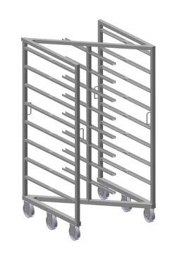 Тележки транспортные Wózek wędzarniczy typu Z Smoking trolleys Z-type /