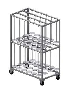 wędzarniczy typu H Smoking trolleys H-type / Коптильная рама тип H Typ /