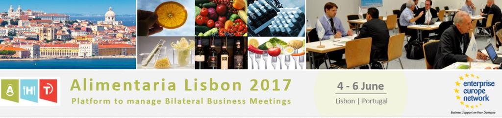 Alimentaria Horexpo spotkania b2b dla branży spożywczej, 5-6 czerwca, Lizbona Spotkania B2B przeznaczone są dla: Producentów napojów, żywności, maszyn i wyposażenia dla cateringu Hurtowni,