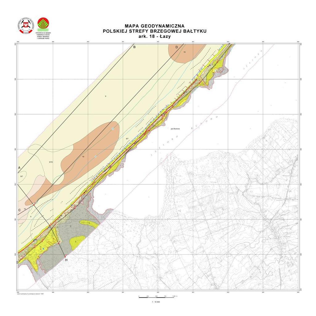 na wysokości miejscowości Mielno-Unieście (km 295,0 300,5) Rys. 3.4.