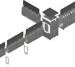powierzchnią, a przerwanie jej na powierzchni = elastyczność Wiele możliwości połączeń ścianki czołowe z możliwością podłączenia do kanalizacji możliwość wykonania T-owych połączeń adaptery