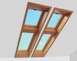 Okno Designo R8 w okleinie drewnopodobnej złoty dąb.