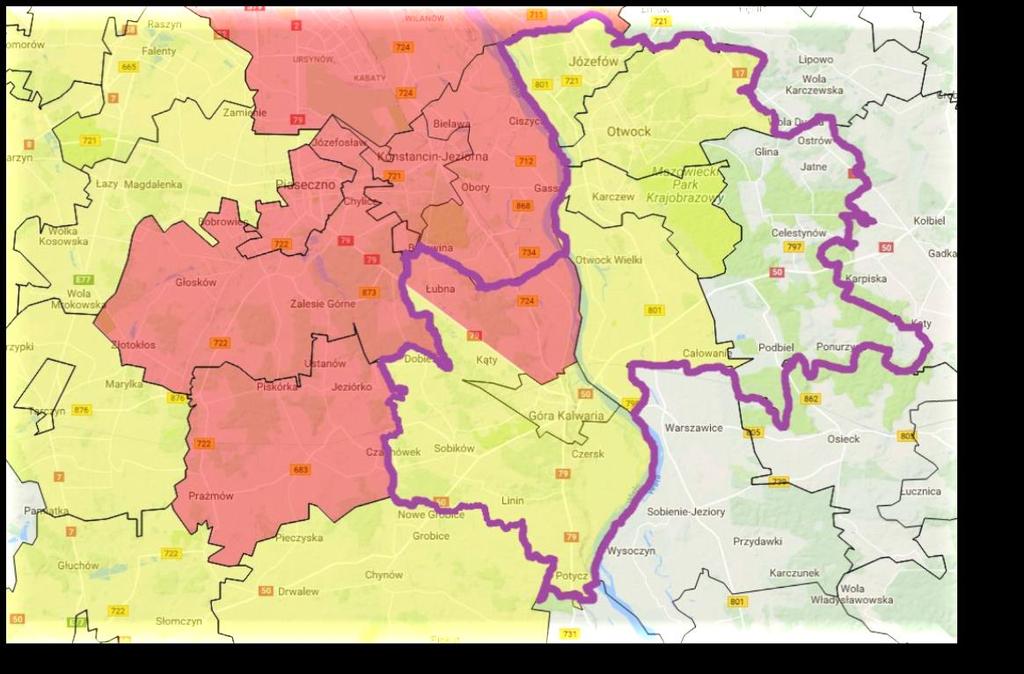 W związku z wystąpieniem przypadków ASF w gminach Góra Kalwaria, Celestynów, Otwock, Karczew w dniu 6 stycznia 2018 r.