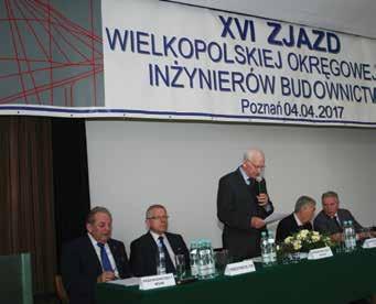 XVI Zjazd WOIIB Prezydium Zjazdu XVI Zjazd Wielkopolskiej Okręgowej Izby Inżynierów Budownictwa w Poznaniu rozpoczął swoje obrady 4 kwietnia 2017 r. o godz.