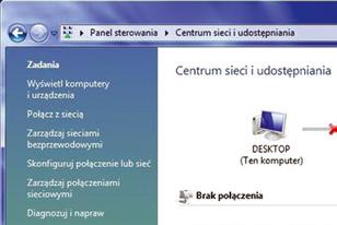 7.2. Windows Vista Krok 1: Kliknij Start Panel sterowania.