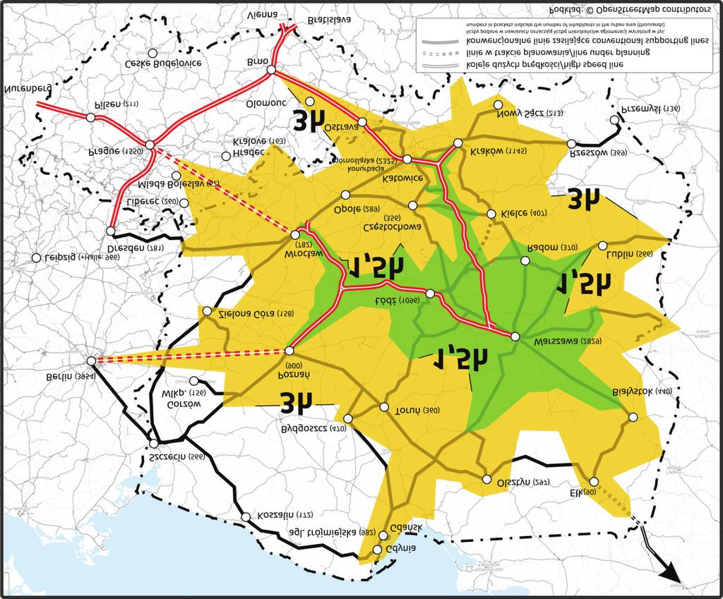 30 Pomykała A. Poznań, aglomeracja trójmiejska), będą wynosić zasadniczo od 2 do 3,5 godzin.