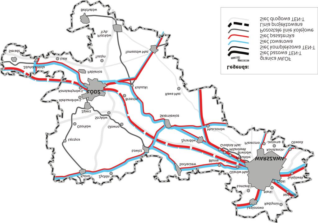 Centralny Port Komunikacyjny w systemie transportu kolejowego 33 Rys. 6.