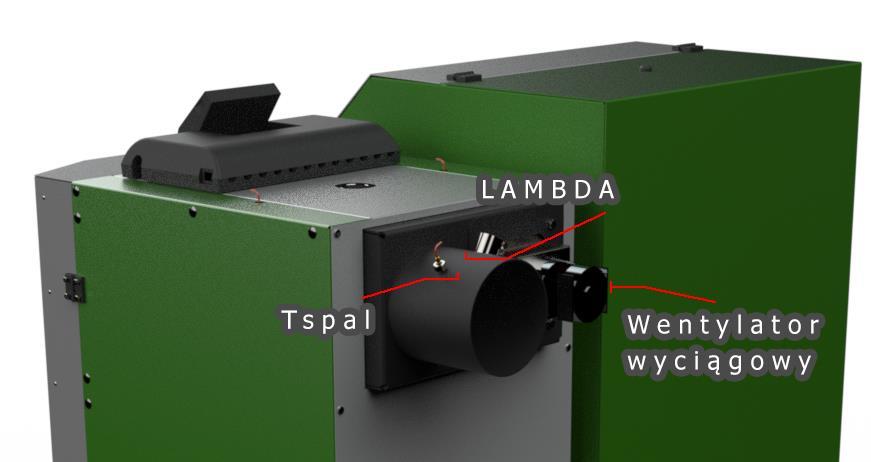 Rysunek 2 Sonda lambda, czujnik temp.