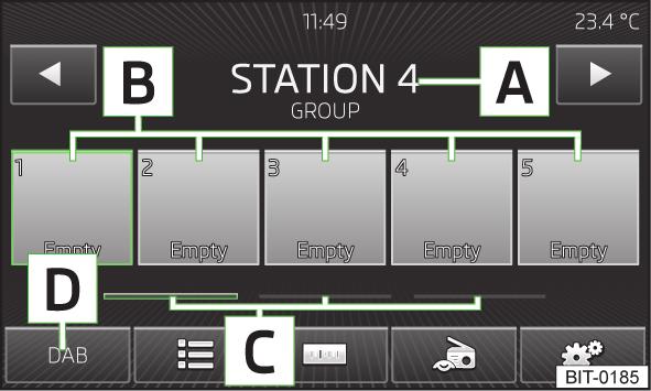 Audio Menu główne Radio Rys.