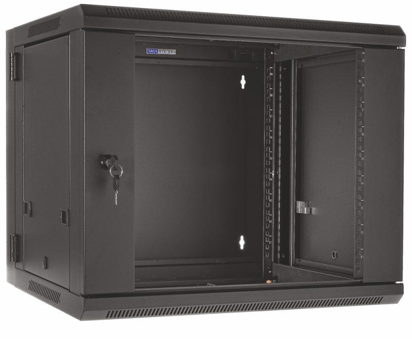 Szafa D6509 Szafa Rack 19" dwusekcyjna rozmiar: 9U wymiary: 600 x 525 x 483mm (szer./gł./wys.