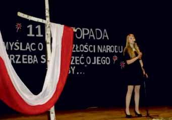 Koncert laureatów Święto Niepodległości w ZS w Żyrzynie Z okazji 94.