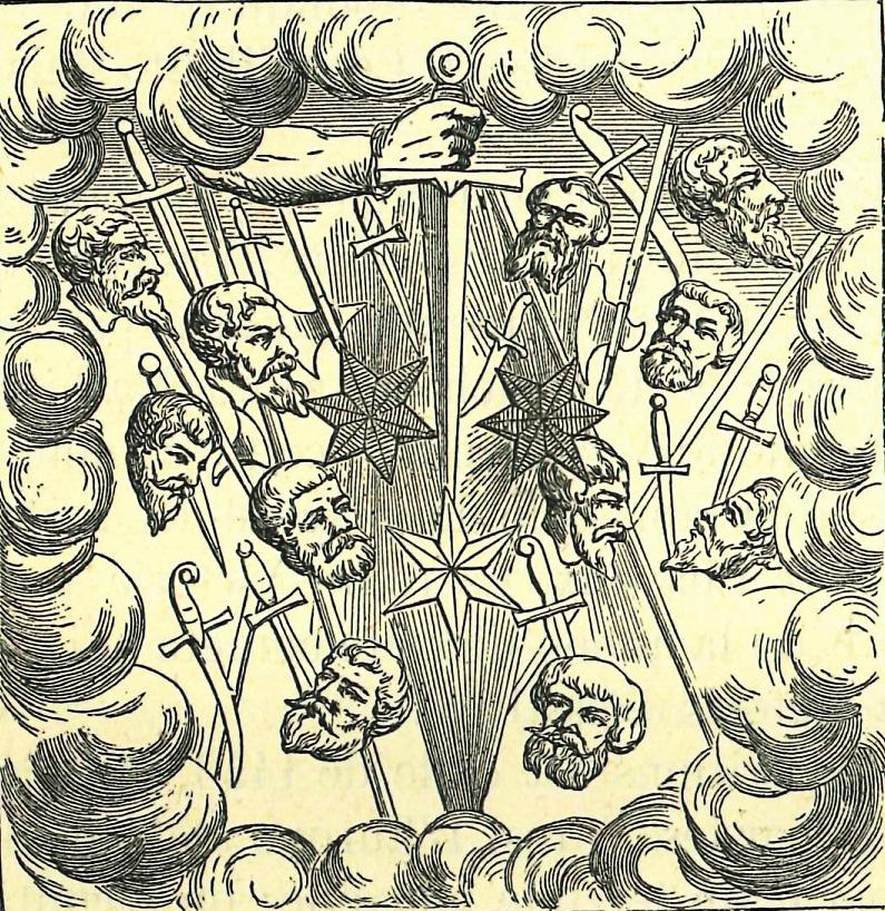 Przedmowa Rys. 1. Średniowieczne wyobrażenie komety Szesnastowieczne ilustracje dowodzą, że w owym czasie pojawienie się komety interpretowano jako złowróżbny znak.