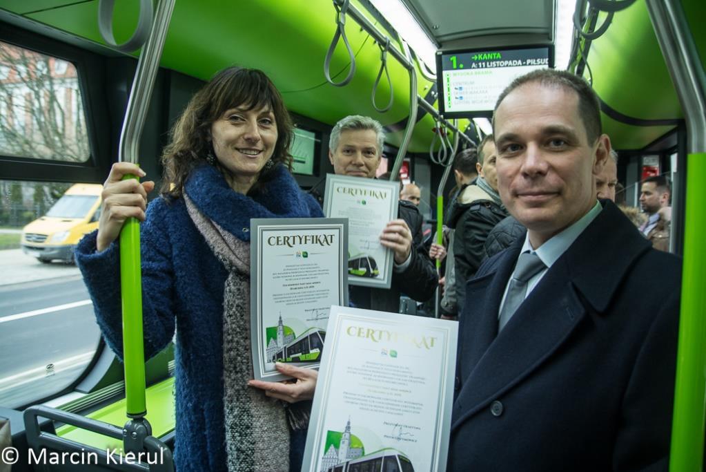 Sieć tramwajowa w Olsztynie została oficjalnie uruchomiona 19 grudnia 2015 roku.