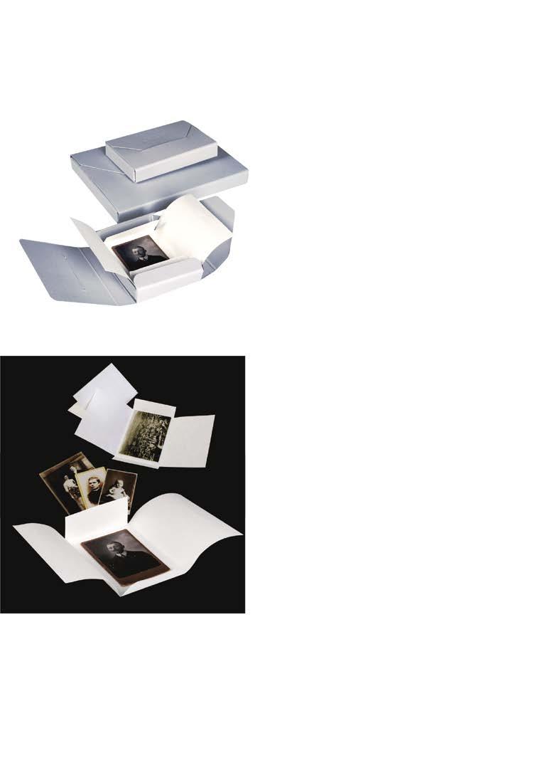 archiwizacja fotografii Obwoluty bawełniane i pudła zbiorcze Biały papier wykonany w 100% z celulozy bawełnianej, niebuforowany, o neutralnym ph.