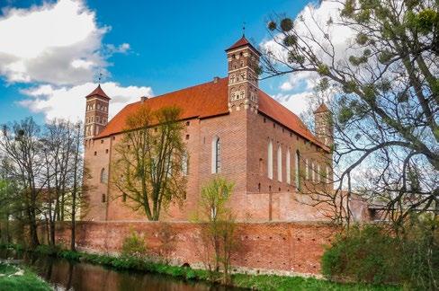 Lidzbark Warmiński Zamek biskupów warmińskich Mikołaj Kopernik mieszkał przez osiem lat na zamku lidzbarskim, gdzie pełnił funkcję lekarza biskupa warmińskiego.
