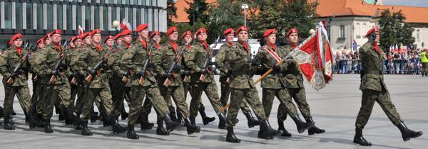 Charakterystyczny dla formacji jest kolor szkarłatny - podobnie jak wypustki na kołnierzach kurtek przedwojennych żandarmów.