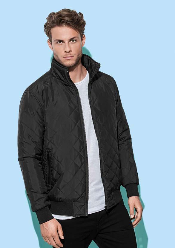 88 Quilted Jackets ST5270 Active Quilted Blouson Pikowana kurtka dla mężczyzn S 2XL 10 REGULAR FIT 100% poliestru doskonała izolacja termiczna i lekkość, podstawowa wiatroszczelność, podstawowa