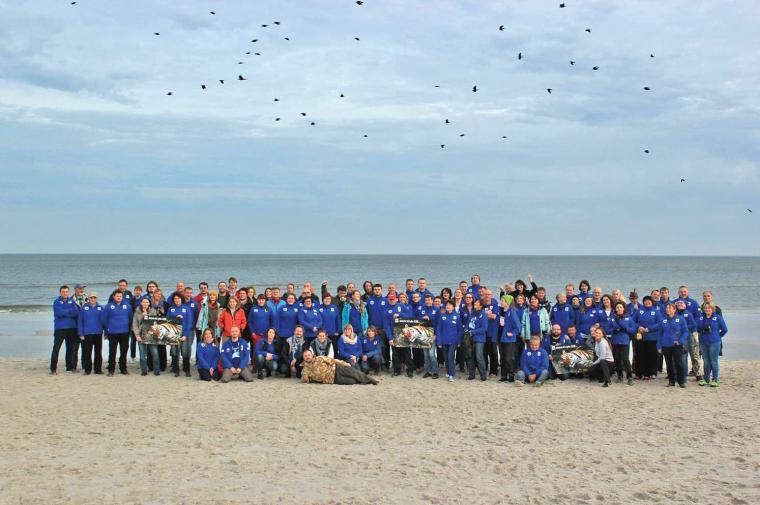 Działalność Błękitnego Patrolu WWF poszczególnymi odcinkami uległy wyrównaniu i w każdej z grup działało ok. 40 wolontariuszy.