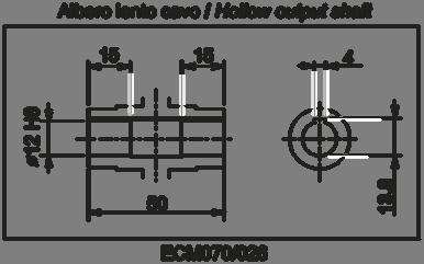 Dimensioni ACM ACM Dimensions ACM Abmessungen Dimensiones ACM ACM Rozměry Wymiary ACM ACM040/026 U 3,2 14 Albero lento cavo / Hollow output shaft / Hohlwelle / Eje de salida hueco / Dutá výstupní