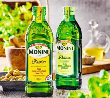 Oliwa MONINI DELICATO, CLASSICO extra vergine 500 ml wybrane