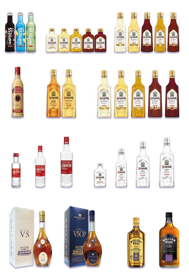 IMPRESS 4,4% 0,25 L: KAMIKAZE, MOJITO, WHISKY&COLA 14,49 + Vat 17,82 ADVOCAAT GDAŃSKI 20% 7,19 + Vat 8,84 SOBIESKI VODKA 40%: 0,2 L,, 0,7 L COGNAC GAUTIER VS 40% 0,7 L /KARTON/ 2,65 + Vat 3,26 3,39 +