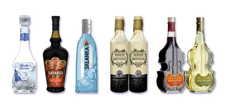 CZERWONE PÓŁSŁODKIE 0,75 l BIELIK VODKA 40% 0,7 L 39,85 + Vat 49,02 18,49 + Vat 22,74 SKLANKA ICEBERG VODKA