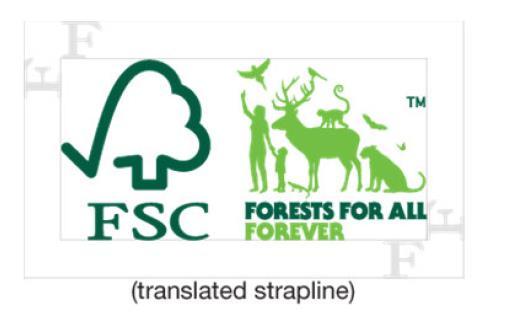 Znaki Forests For All Forever - tłumaczenia Oficjalne wersje językowe znaków towarowych Forests For All Forever dostarczone przez FSC mogą być