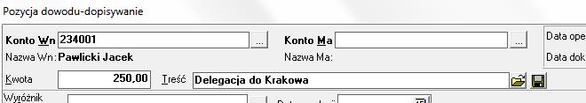 o Jeżeli wprowadzimy konto, które nie istnieje zostaniemy o tym natychmiast poinformowani, o Jeżeli wprowadzimy konto (ciąg cyfr), które nie istnieje to natychmiast pojawi się nam podgląd planu kont