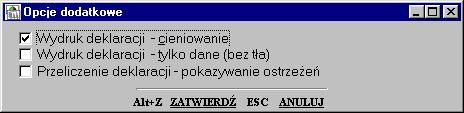 Pobranie definicji sprawozdania (Shift+F) pozwala na zaktualizowanie informacji o połączeniach pomiędzy polami deklaracji a sprawozdaniami, w których liczone są niezbędne informacje.