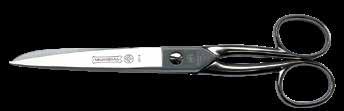 KROJOWNIA Nożyczki Nożyczki szwalnicze MUNDIAL Poręczne nożyce dla szwaczek niklowane do precyzyjnych nacięć do obcinania nitek do każdego rodzaju tkanin długość: 5-12 cm 437-5 6-15 cm 437-6 7-17 cm