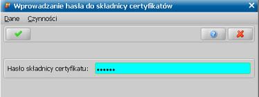 Po poprawnym wczytaniu certyfikatu systemu Emp@tia, jego dane zostaną wyświetlone w sekcji Certyfikat systemu Emp@tia.