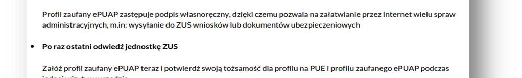 Po rejestracji należy potwierdzić swoją tożsamość w ciągu 7 dni od rejestracji w dowolnej placówce ZUS.