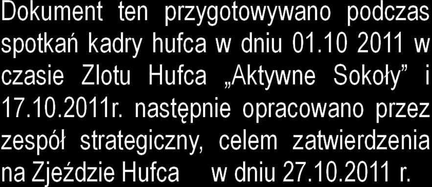 Nasz program rozwoju hufca składa się z