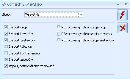 Po kliknięciu na dodaj pojawi lista wszystkich produktów, z których wybieramy towar, który ma być zamiennikiem (można zaznaczyć również opcję obustronnych zamienników). 2.