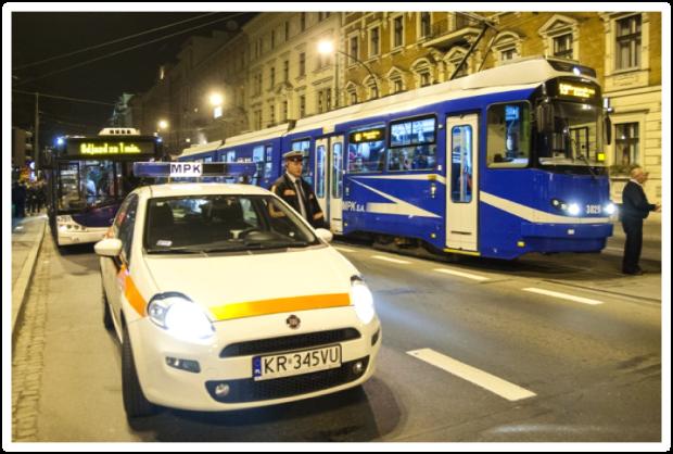 bezpieczeństwa pasażerów podróżujących nocą.