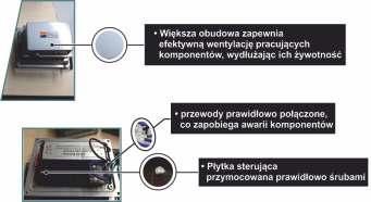 50000 h produkty posiadają certyfikację CE/GS/ERP matryce produkcji koreańskiej REGAŁY Regał reklamowy VANDER z oświetleniem