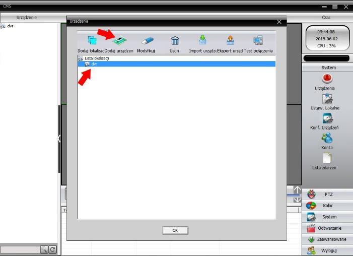 w urządzeniu (ewentualnie nasz publiczny adres IP, aby zyskać dostęp zdalny przez inną sieć w Internecie) Port: podajemy