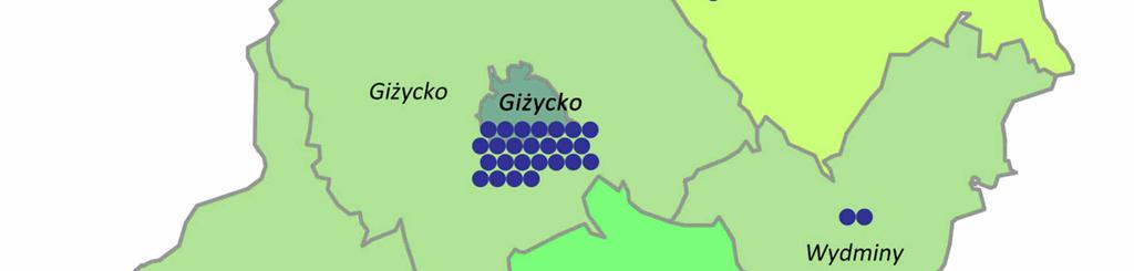 4. OCENA POTRZEB PRZEWOZOWYCH MIESZKAŃCÓW POWIATU GIŻYCKIEGO Na podstawie wcześniej zaprezentowanych informacji dotyczących charakterystyki demograficznej, społecznej oraz gospodarczej powiatu można