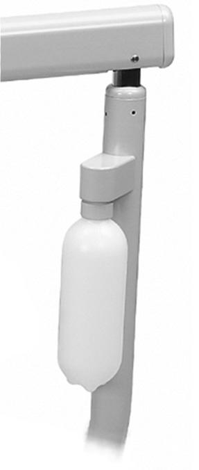 Butelki plastikowe A-dec nie mogą być sterylizowane termicznie. Próba sterylizacji termicznej spowoduje uszkodzenie butelki i sterylizatora.
