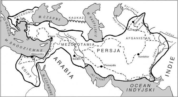 Zadanie 8. (2 p.) Podaj tytuł poniższej mapy, uwzględniając temat i czas (np. Imperium Rzymskie w I i II w. n.e.). http://www.wiw.pl (dostęp: 15.09.2017). Na podstawie: T. Maresz, K.