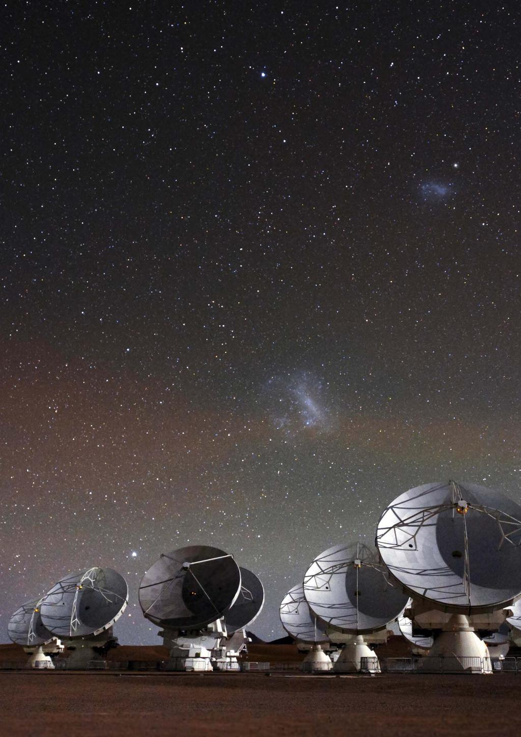Obserwatorium astronomiczne ALMA (Atacama Large Millimeter/submillimeter Array) to największy na świecie zespół radioteleskopów zlokalizowany na wysokości ok. 5000 m n.p.m. w Andach.