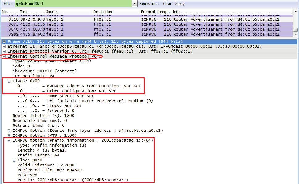 Część 2: Konfiguracja sieci dla bezstanowego DHCPv6 Krok 1: Skonfiguruj serwer DHCPv6 na R1. a. Utwórz pulę adresów protokołu IPv6 dla DHCP. R1(config)# ipv6 dhcp pool IPV6POOL-A b.