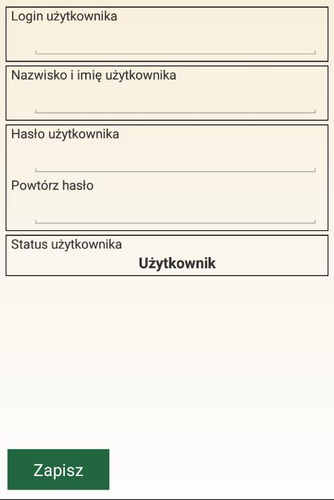 7. Dodawanie użytkowników Aby umożliwić użytkownikom korzystanie z programu, w Pozycji Słowniki, administrator, tworzy konta użytkowników, którym nadaje po kolei loginy i hasła.