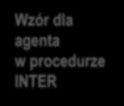 Wzór dla agenta w procedurze INTER dane Zakładu Ubezpieczeń charakter