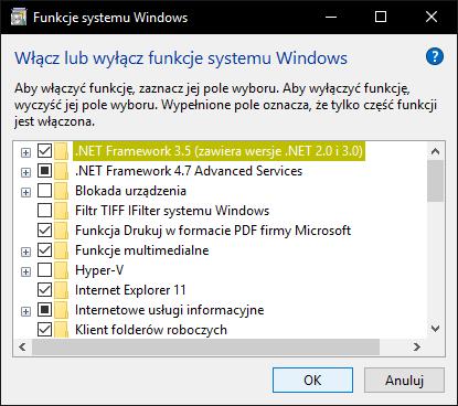 www.predictivesolutions.pl PS IMAGO Portal 5.0 /// instrukcja instalacji 19 Aby zainstalować platformę programistyczną.net Framework w wersji 3.5 (lub 3.5.1), należy postępować wg wskazówek właściwych dla systemu operacyjnego, na którym ma zostać zainstalowane rozwiązanie PS IMAGO Portal.