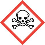 Piktogram GHS i hasło ostrzegawcze GHS02 GHS06 GHS09 Niebezpieczeństwo Uwaga: W kontakcie z wodą lub kwasami wydziela się nadzwyczaj łatwopalny i toksyczny gaz fosforowodór Grupa produktowa PT 18