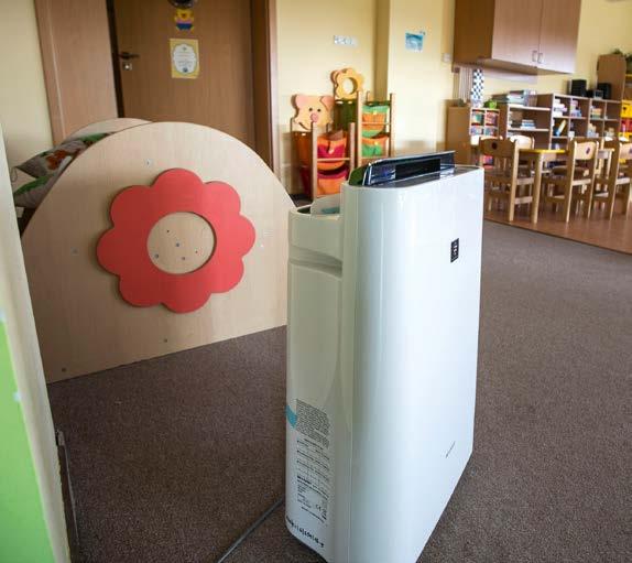 Oczyszczacze powietrza w wilanowskich przedszkolach Oczyszczacze powietrza to proste w użyciu