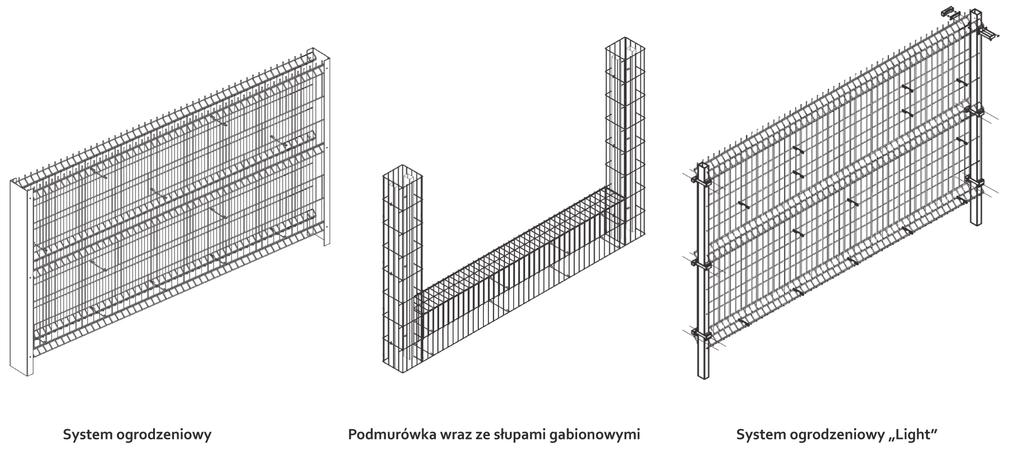 Pomiędzy panelami ułożono różnokolorowe kamienie w fantazyjne wzory. Ogrodzenie to może być doskonałą ozdobą Twojej posesji.