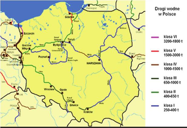 co stanowiło 53% ogółu wszystkich przewozów barkowych zrealizowanych w 2012 roku. W 2016 roku w stosunku do roku bazowego nastąpił spadek o 122,1, czyli o 11,62%.